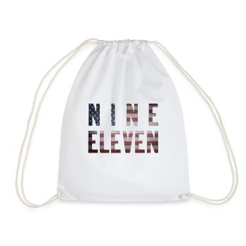 Never forget Nine Eleven, 9/11, 11 septembre 2001 - Sac de sport léger - blanc - Devant