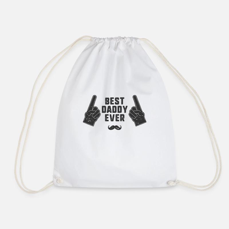 BEST DADDY EVER - Turnbeutel - Weiß