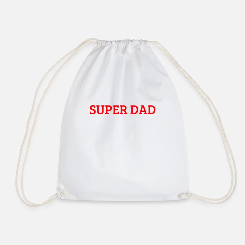 Super Dad - Vatertag - Turnbeutel - Weiß