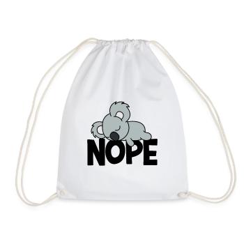 Koala bear - Drawstring Bag - white - Front