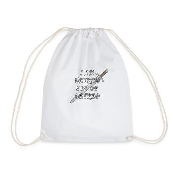 I Am Uhtred Son Of Uhtred - Drawstring Bag - white - Front