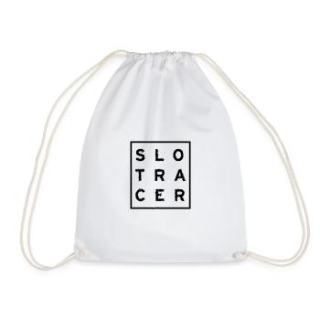 T-Shirt Slotracer, super Geschenkidee - Turnbeutel - Weiß - Vorne