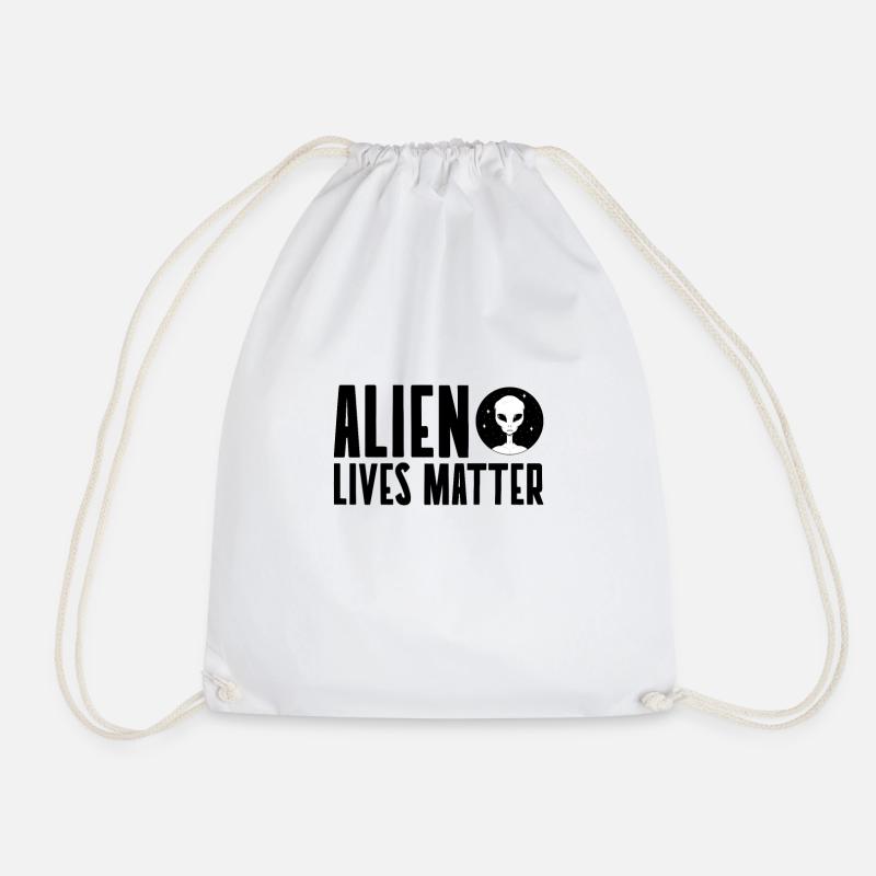 Alien Lives Matter - Turnbeutel - Weiß