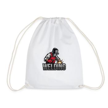 The Welding - Drawstring Bag - white - Front