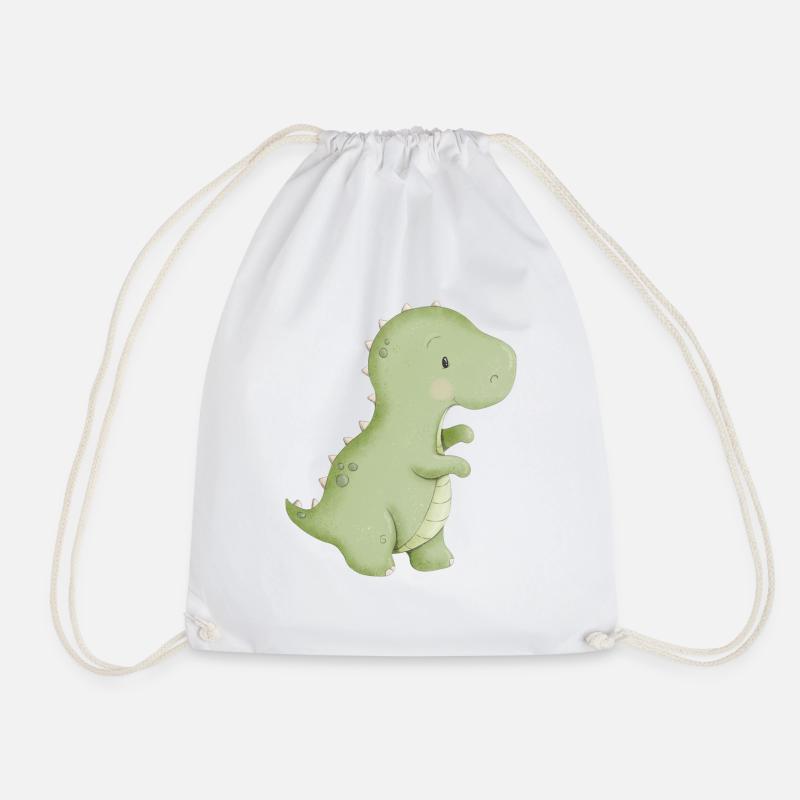 Dino Baby - Turnbeutel - Weiß