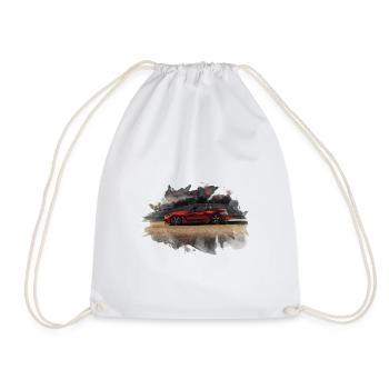 Z4 Roadster Cabrio Paint Art - Drawstring Bag - white - Front