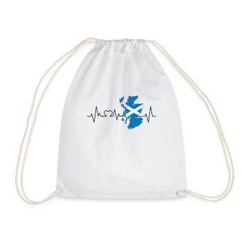 Écosse Rythme cardiaque - Sac de sport léger - blanc - Devant