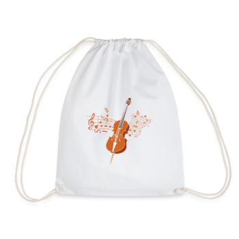 Cello - Turnbeutel - Weiß - Vorne