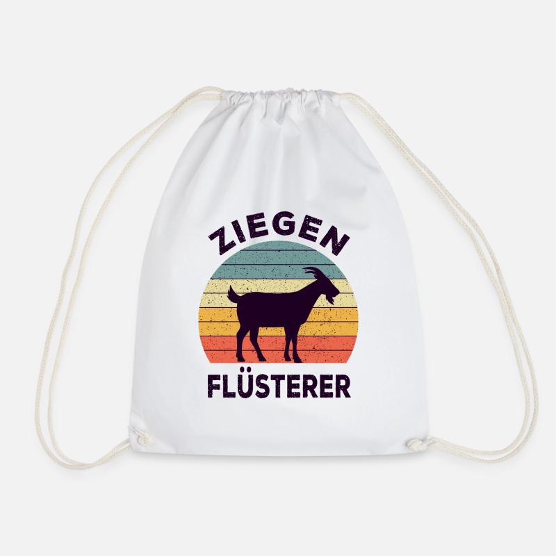 Ziegen Flüsterer - Turnbeutel - Weiß