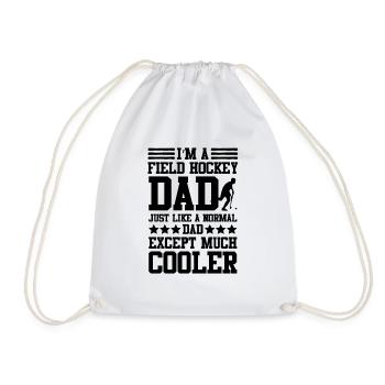 Hockey sur gazon Papa Dad Fête des pères - Sac de sport léger - blanc - Devant