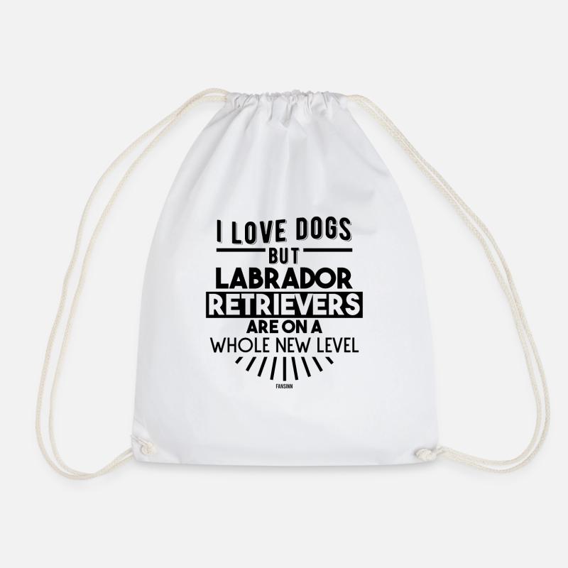 Labrador Hundeschule Hundetrainer - Turnbeutel - Weiß