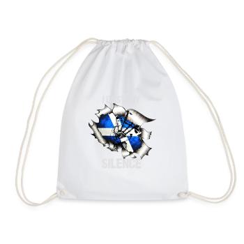 Cornemuse I Destroy Silence Cornemuse - Sac de sport léger - blanc - Devant