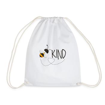 Conception de conception de type abeille pour l'environnement de filles de garçons - Sac de sport léger - blanc - Devant