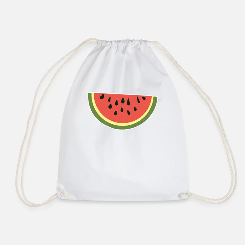 Melone Melonen Obst Melone Damen - Turnbeutel - Weiß