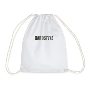 Hardstyle - Drawstring Bag - white - Front