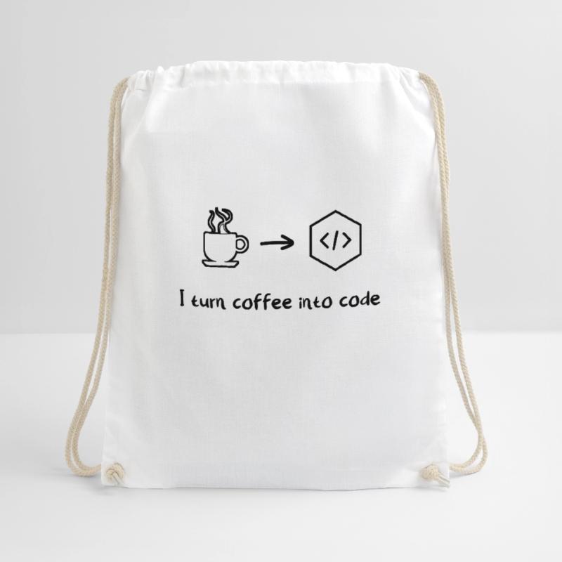 Kaffee Software Entwickler Engineer Programmierer Turnbeutel