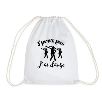 J'peux pas j'ai danse - Sac de sport léger - blanc - Devant