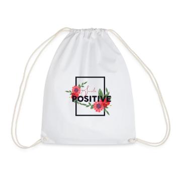 CADEAU POSITIF SMILE - Sac de sport léger - blanc - Devant