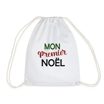 mon premier noël - Sac de sport léger - blanc - Devant