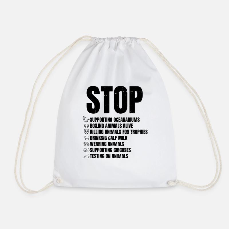 Save The Planet - Animal Rights Organization - - Turnbeutel - Weiß