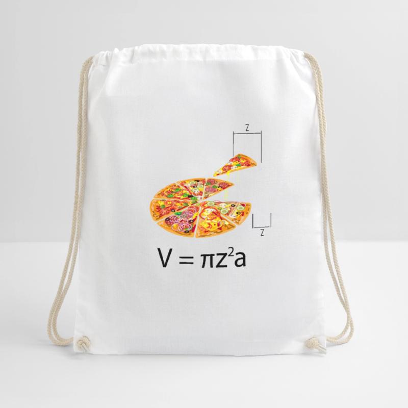 Pizza Math Pi Student Engineer Professor Drawstring Bag