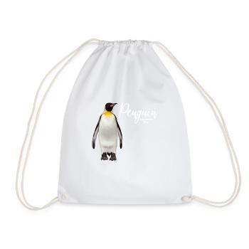Pinguin-Bewusstseins-Tag-lustiges Pinguin-Geschenk - Turnbeutel - Weiß - Vorne