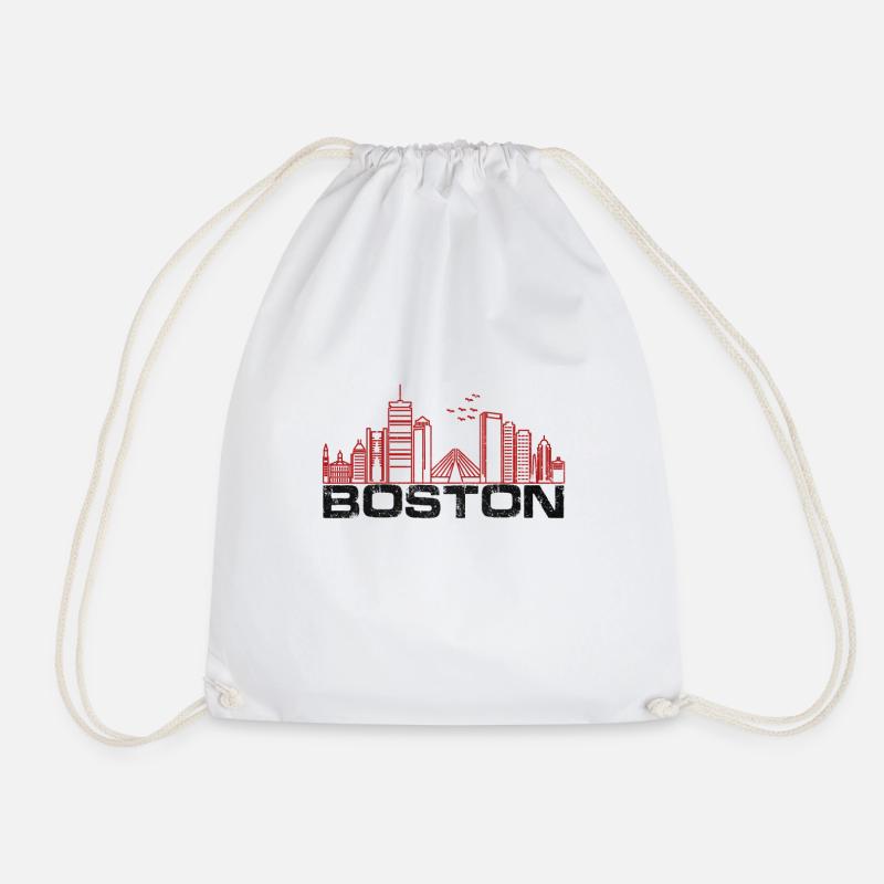 boston stadt - Turnbeutel - Weiß
