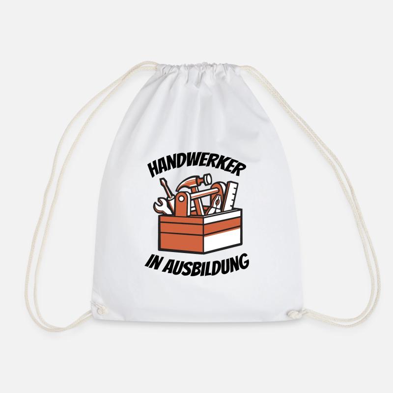 Handwerker Lehrling Azubi Stift Geschenk Handwerk - Turnbeutel - Weiß