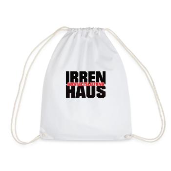 Anstaltsleitung Irrenhaus Chef Familie Geschenk - Turnbeutel - Weiß - Vorne