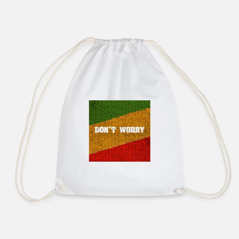 Reggae love - Drawstring Bag - white