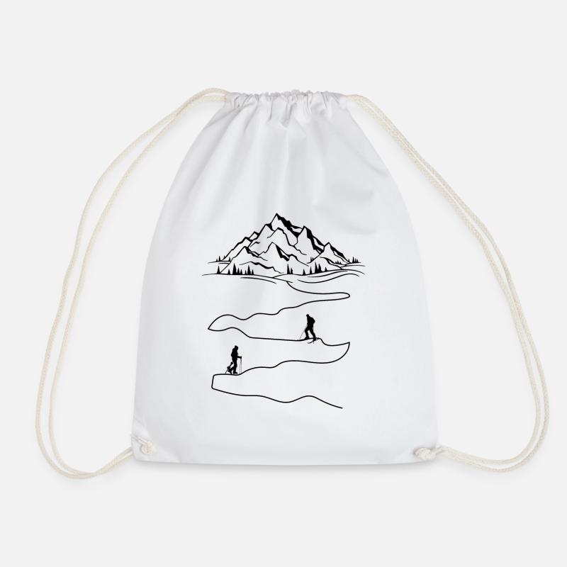 Idée cadeau ski de randonnée pour un anniversaire - Sac de sport léger - blanc