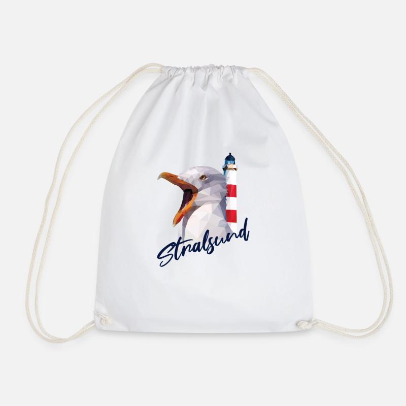 Stralsund Hansestadt Ostsee Geschenk - Turnbeutel - Weiß