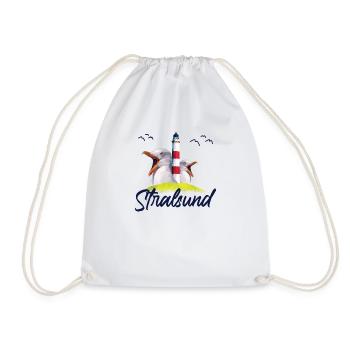 Stralsund Hanseatic City of the Baltic Sea gift - Drawstring Bag - white - Front