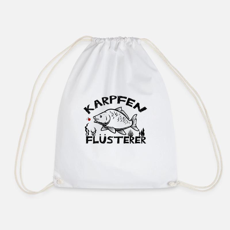 Karpfen Angler - Turnbeutel - Weiß