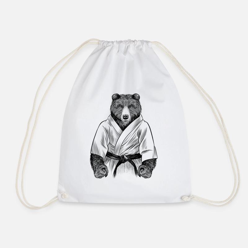 Judo Bär - Turnbeutel - Weiß