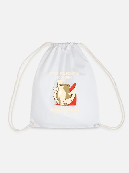 Töpferer Töpferin Töpferei Geschenk Töpfern - Turnbeutel - Weiß
