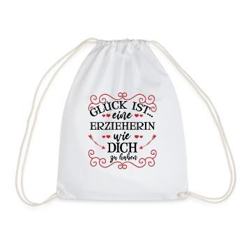 Erzieherin - Turnbeutel - Weiß - Vorne