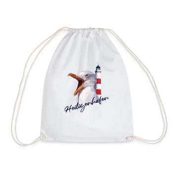 Heiligenhafen Baltic Sea holiday souvenir gift - Drawstring Bag - white - Front