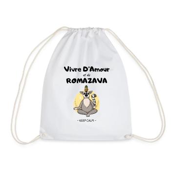 Vivre d’Amour et de Romazava - Sac de sport léger - blanc - Devant