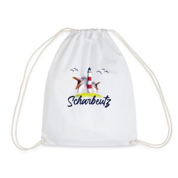 Scharbeutz Strand Ostseeküste Souvenir Geschenk - Turnbeutel - Weiß - Vorne