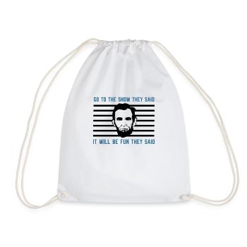 US HISTORY / ABRAHAM LINCOLN: Go To The Show - Sac de sport léger - blanc - Devant