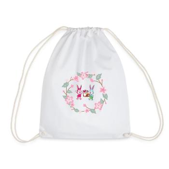 Happy Easter | Ostern | Easter gifts | Easter - Drawstring Bag - white - Front