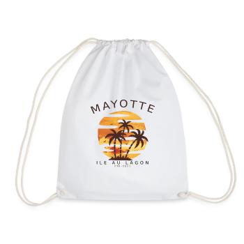 strand mayotte tshirt weiß - Turnbeutel - Weiß - Vorne