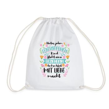 Éducatrices d’éducatrices - Sac de sport léger - blanc - Devant