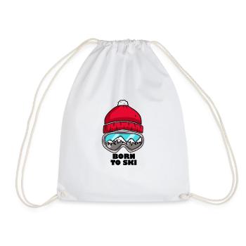 Né ski ski alpin alpin - Sac de sport léger - blanc - Devant