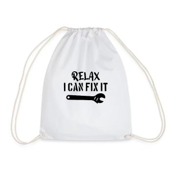 CRAFTSMAN HANDYMAN : relax I can fix it - Sac de sport léger - blanc - Devant