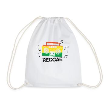 Reggae Beat - Drawstring Bag - white - Front