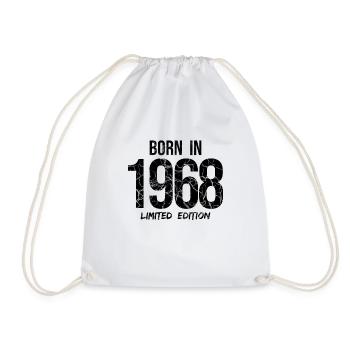 53e anniversaire - BORN IN 1968 LIMITED EDITION - Sac de sport léger - blanc - Devant
