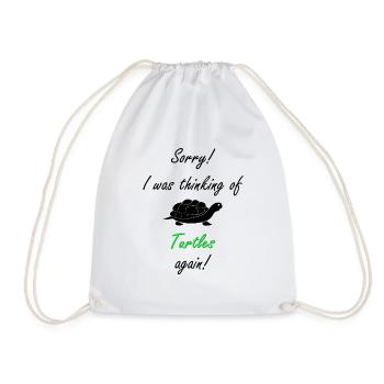 Turtle Turtle - Drawstring Bag - white - Front