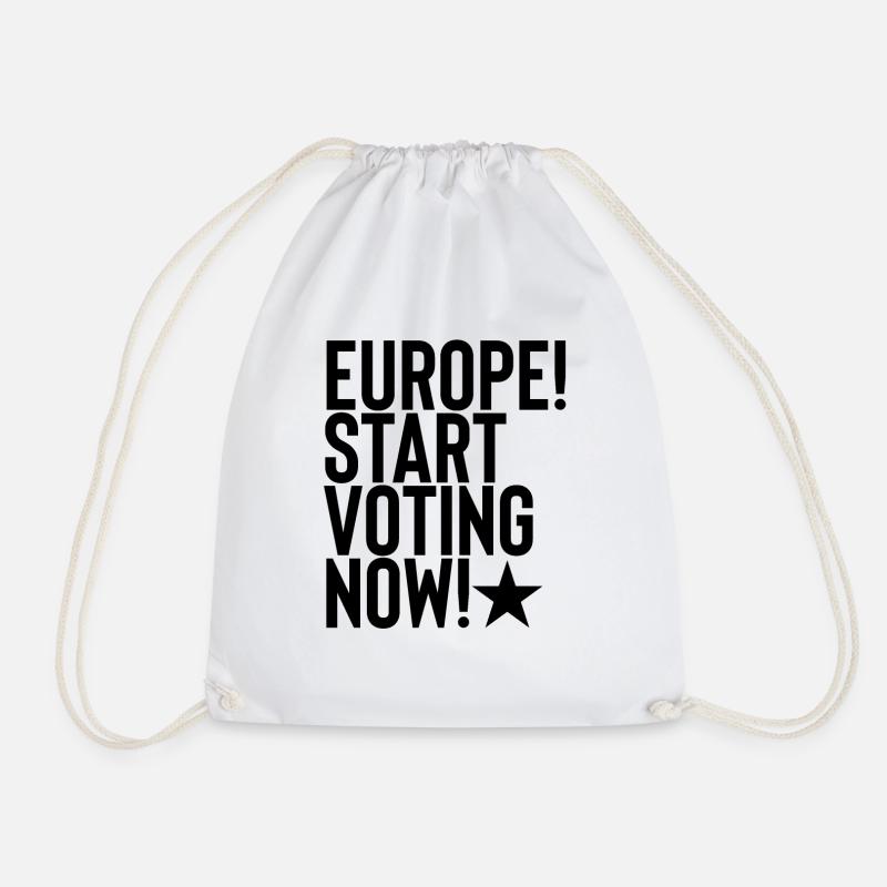Eurovision - Drawstring Bag - white